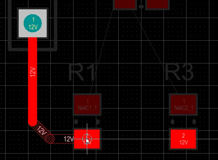 Note how the segments are displayed differently.