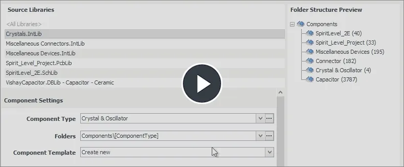 As you change the entry in the Folder field, the Folder Structure Preview region will update accordingly.