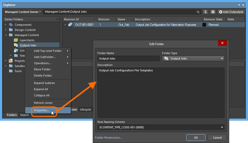 Specifying the folder type - its intended use - gives a visual indication of the content of that folder when browsing the Server! Specifying the folder type - its intended use - gives a visual indication of the content of that folder when browsing the Server!