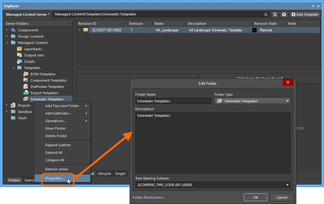 Specifying the folder type - its intended use - gives a visual indication of the content of that folder when browsing the Server! Specifying the folder type - its intended use - gives a visual indication of the content of that folder when browsing the Server!