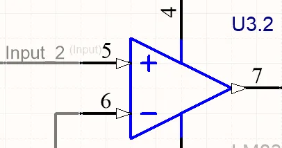 Example of how a duplicated net name, Input, appears on the schematic compiled tab