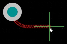 90 degree arc corner style