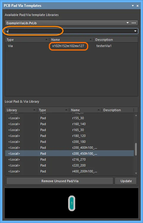 Use the Filter field to quickly filter the template list. Use the Filter field to quickly filter the template list.