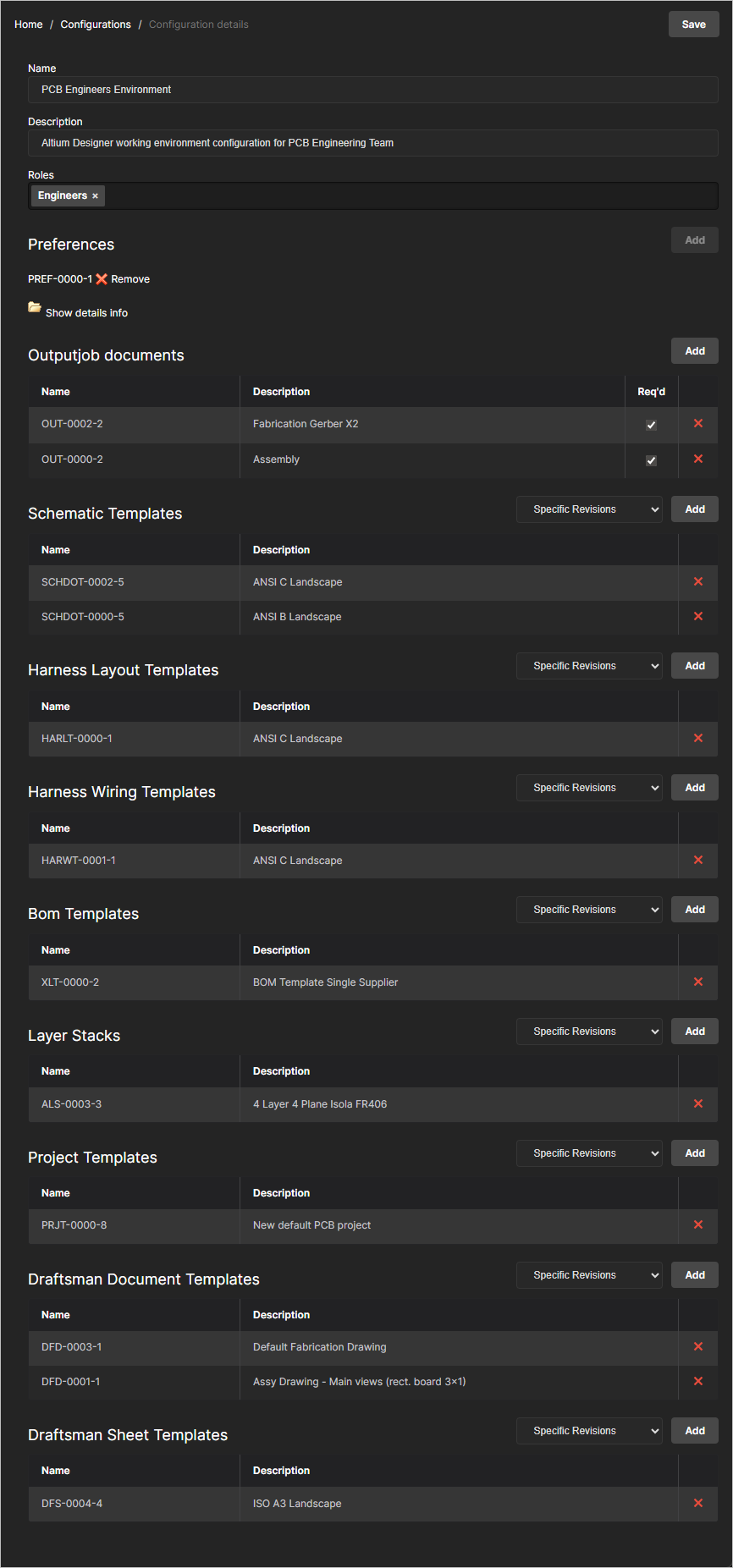 Пример определенной конфигурации среды. Пример определенной конфигурации среды.