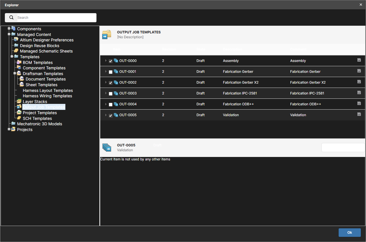Пример просмотра ревизий элементов выходного задания, используемых в конфигурации среды. Пример просмотра ревизий элементов выходного задания, используемых в конфигурации среды.