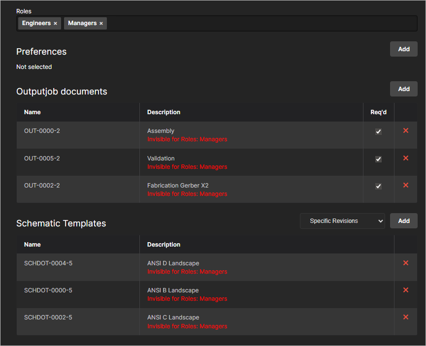 Служба конфигурации предупредит вас о любых элементах данных, которые не видны назначенной группе ролей. В этом случае пользователи в Engineers группы могут видеть определенные элементы данных, поскольку эти изменения элементов были переданы этой группе. Изменения элементов не были переданы Managers группе. Служба конфигурации предупредит вас о любых элементах данных, которые не видны назначенной группе ролей. В этом случае пользователи в Engineers группы могут видеть определенные элементы данных, поскольку эти изменения элементов были переданы этой группе. Изменения элементов не были переданы Managers группе.