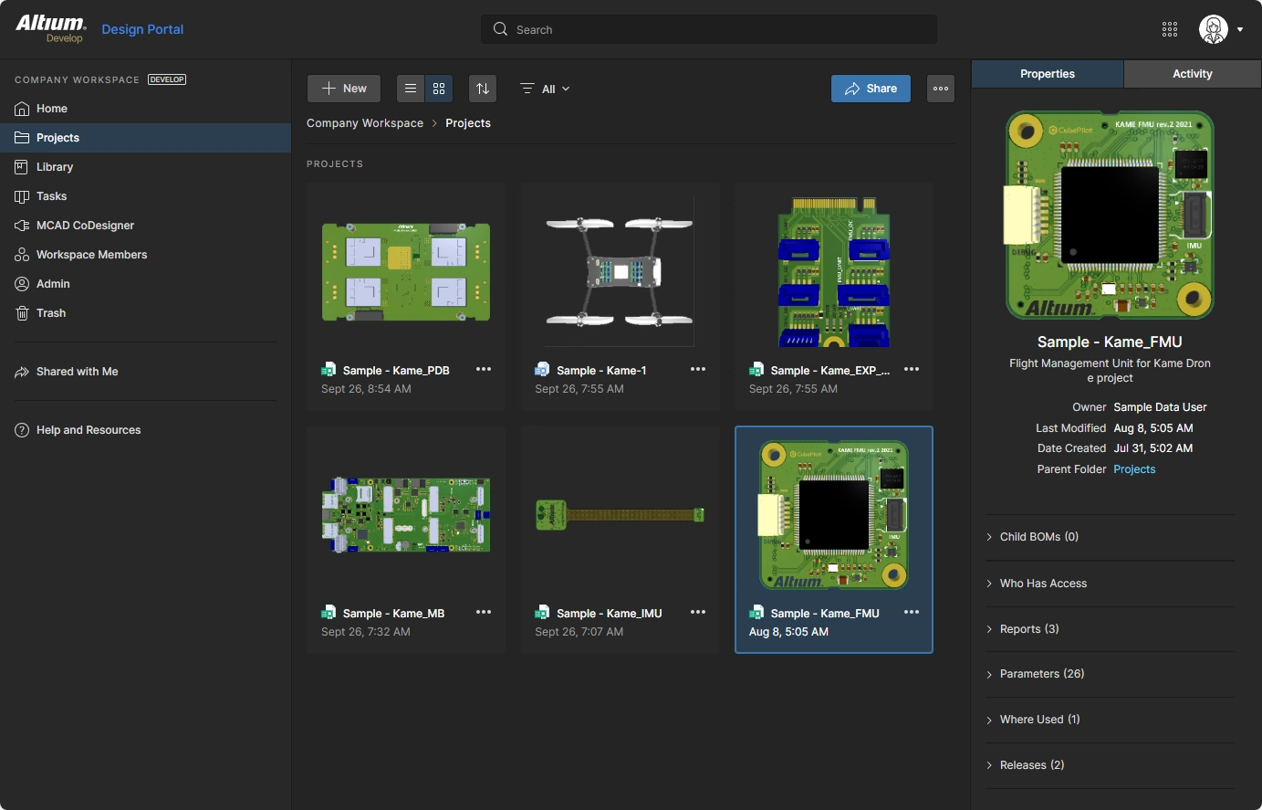 Your Workspace can be configured and managed through a web browser.