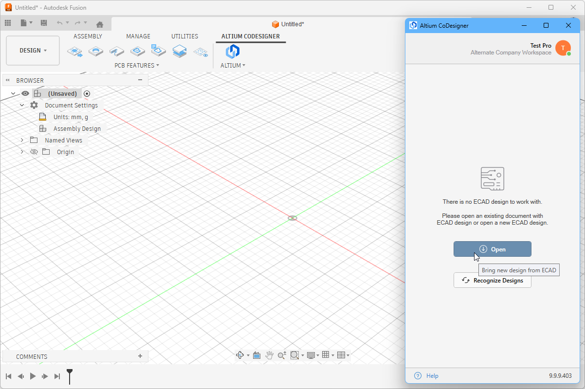 CoDesigner has been installed and is ready to use.