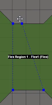  Select and drag a Split Line end node to redefine a Board Region area.