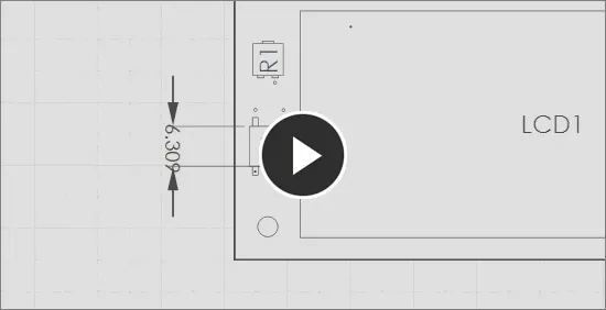 Demonstration video, linear dimension tool