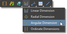 Draftsman Active Bar, dimension tools