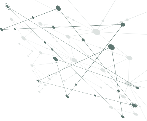 Colorful image of PCB routing