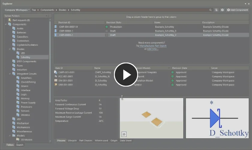 An example of quickly changing the lifecycle state of two components.