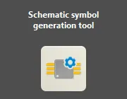 The Schematic symbol generation tool extension.