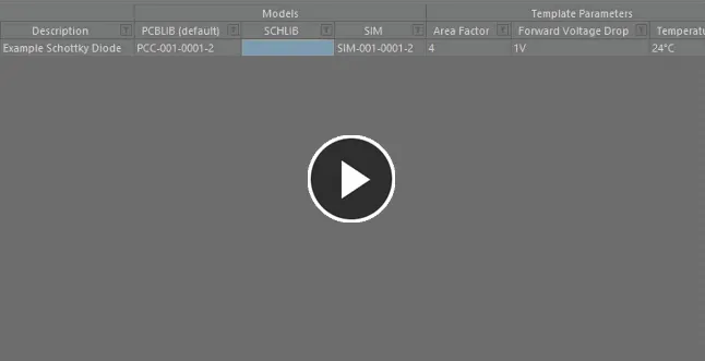 Use the dedicated model link selection pop-up to search, locate and assign the model required.