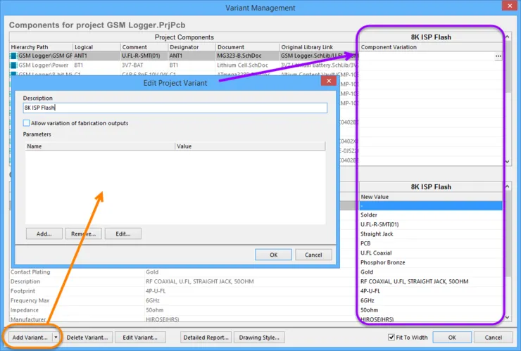 Example of a newly-added variant