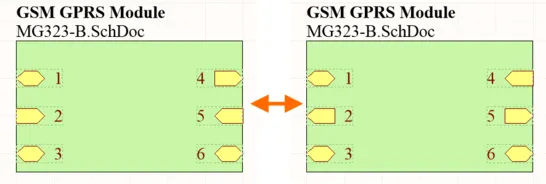 Example of toggling sheet entry IO Type