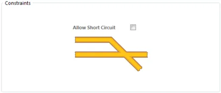 Default constraints for the Short-Circuit rule.