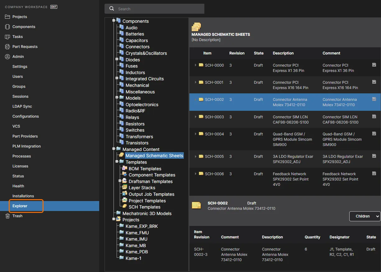 Browse and define the structure of your Enterprise Server, as well as defining access to, and being able to download, content therein. Browse and define the structure of your Enterprise Server, as well as defining access to, and being able to download, content therein.