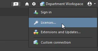 License Management page access in Altium Designer.