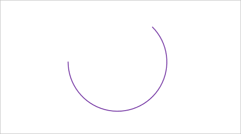 A placed arc
