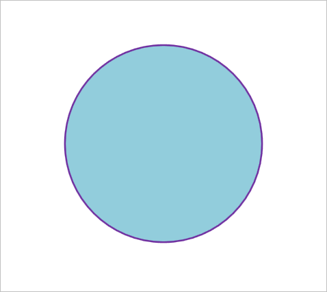 A placed circle