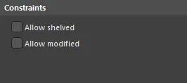 Default constraints for the Modified Polygon rule Default constraints for the Modified Polygon rule