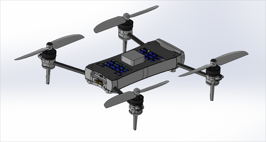 An example of the STEP file of the multi-board assembly opened in an MCAD tool.