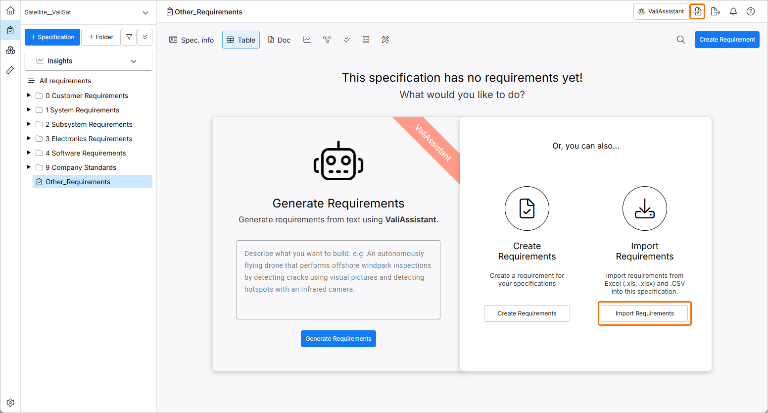 Доступ к Import Wizard