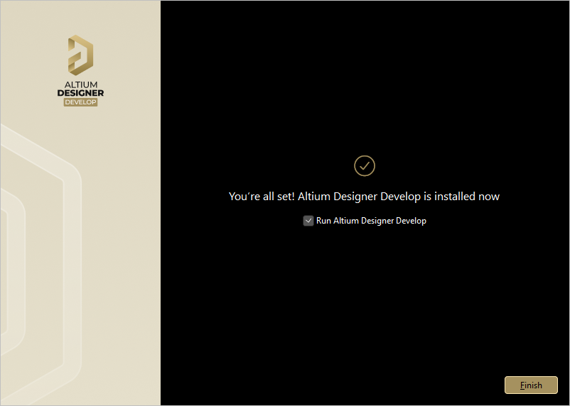 Installation is complete!