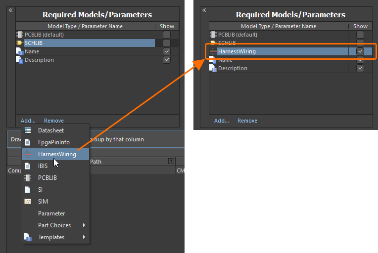 Add the harness wiring model entry to the list of required models. Add the harness wiring model entry to the list of required models.