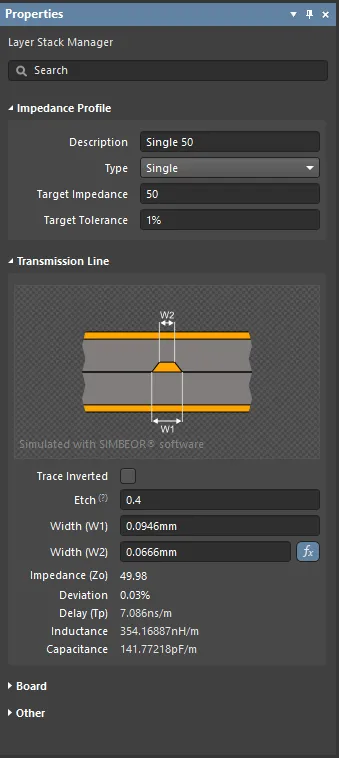 A Target Impedance of 50Ω