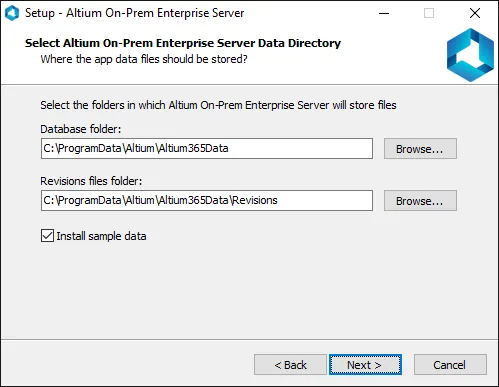 Determine install locations for server data. Determine install locations for server data.
